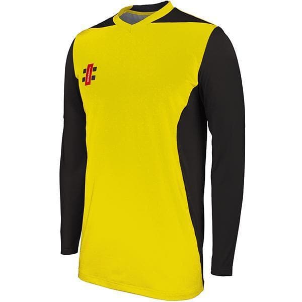 Gray Nicolls T20 Long Sleeve Cricket Shirt - Breathable Performance Jersey for Cricket Matches & Training - Ideal for Professional & Amateur Players