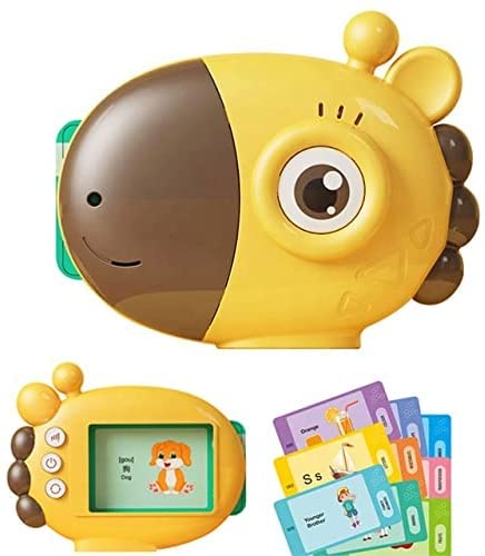 Interactive English Learning Flash Cards for Kids - Early Education Sound Cards with Audio for Toddlers & Preschoolers | Perfect for Homeschooling, Classroom & Travel Learning Activities