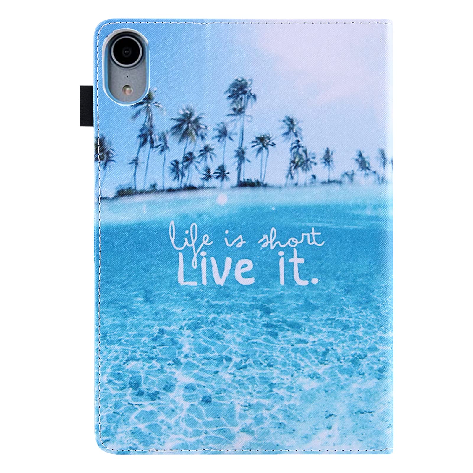 Premium Magnetic Folio Case for iPad Mini 6 (2021, 8.3 Inch) - Auto Sleep/Wake | Pencil Holder | Multi-Angle Stand | Wallet Pocket | Beach & Travel Friendly | Perfect for Work, Study & Entertainment