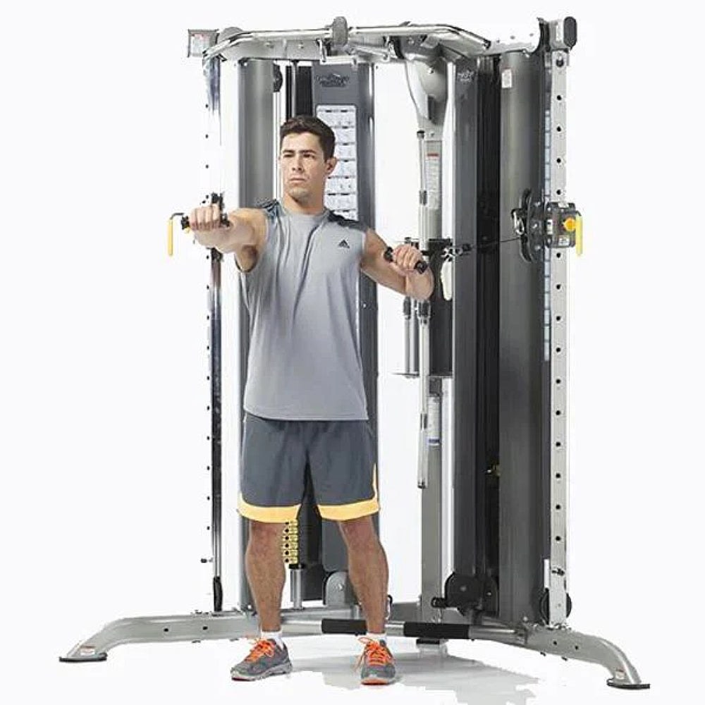 TuffStuff Evolution CXT 200 Corner Dual Stack Multi Functional Trainer - Home Gym Equipment for Full Body Workout & Strength Training | Perfect for Small Spaces & Home Fitness