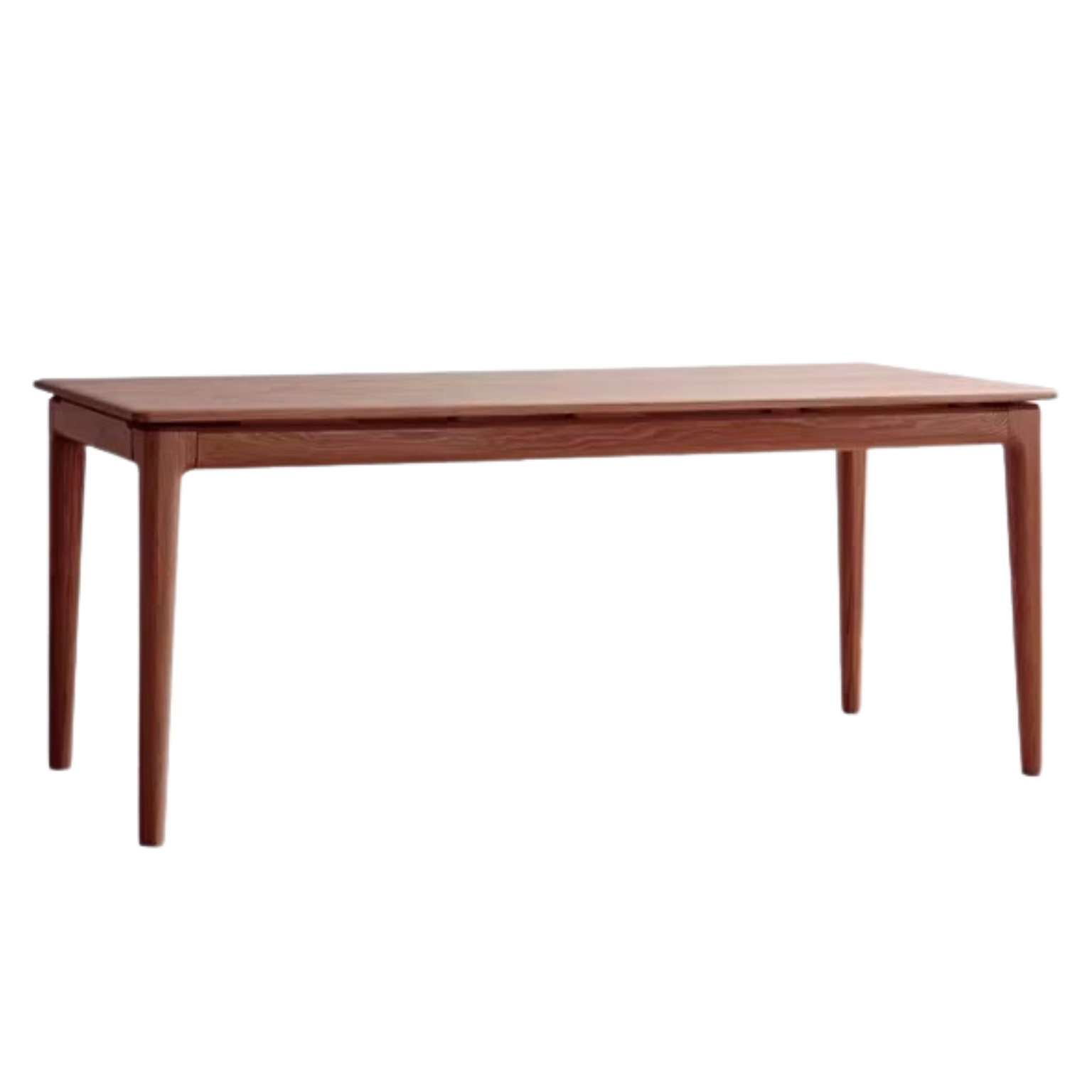 Solid Oak Wood Long Dining Table - 8 Seater Rustic Farmhouse Style for Family Gatherings & Dinner Parties