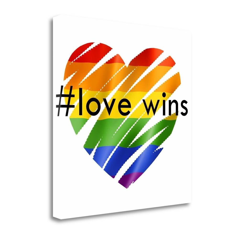 Lovewins by Anna Quach - Premium Fine Art Giclee Print on Gallery Wrapped Canvas - Perfect for Home Decor, Office & Gift Giving