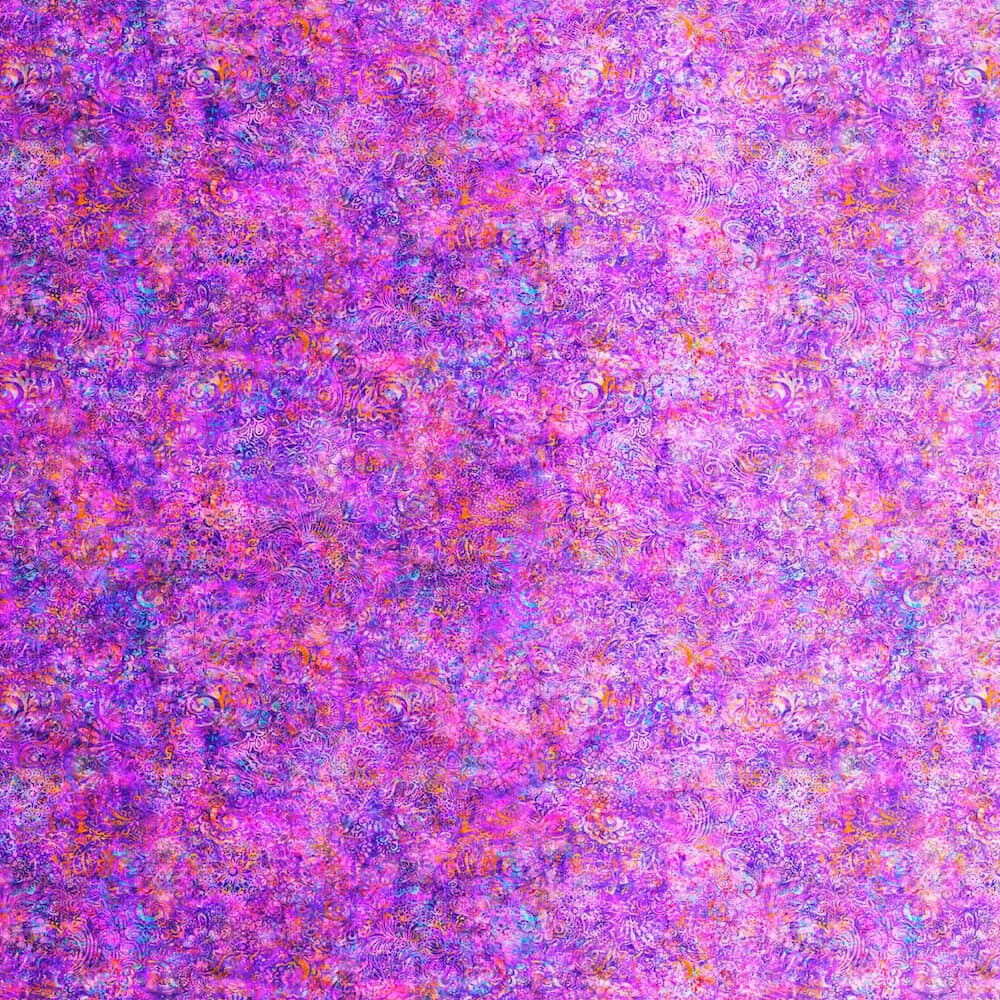 QT Fabrics Gypsy Soul by Dan Morris Cyclamen Cotton Fabric - Perfect for Quilting, Home Decor & DIY Craft Projects
