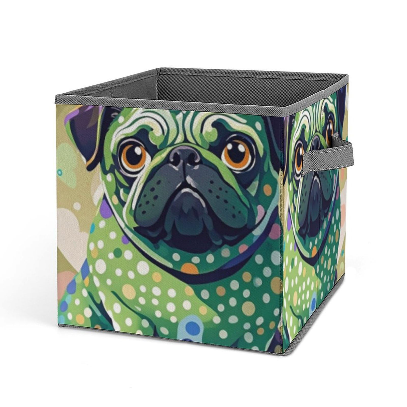 Large Collapsible Storage Bins with Handles - 10.6