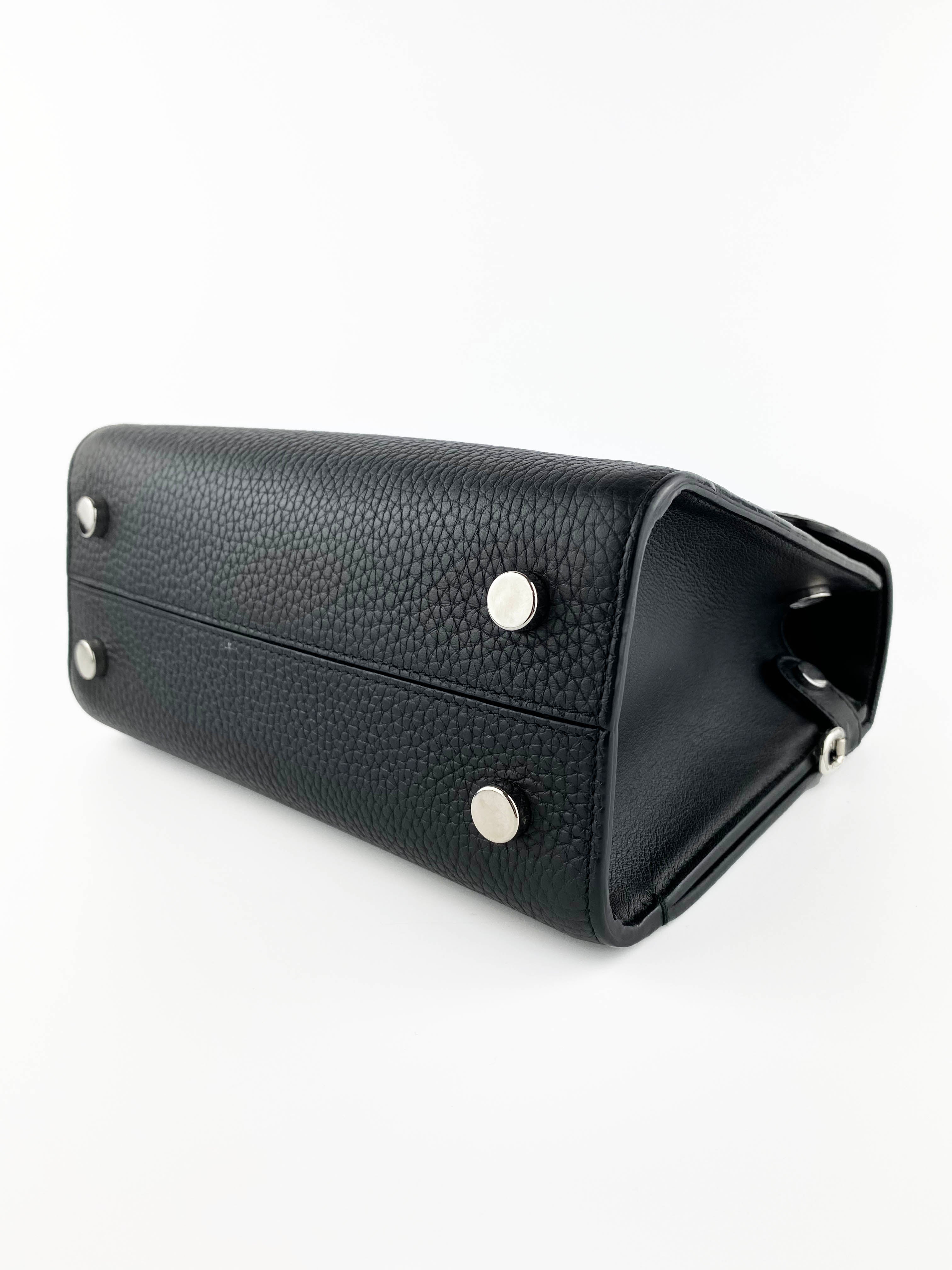 Christian Dior Diorever Black Leather Shoulder Bag for Women - Luxury Designer Handbag for Evening Parties, Work & Special Occasions
