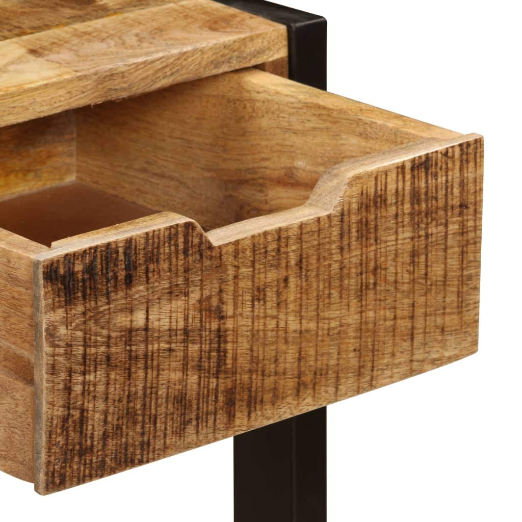 Buffet Sideboard Cabinet - 43.3 Inch Solid Mango Wood TV Stand with 3 Drawers for Living Room, Kitchen & Dining Room | Multi-Functional Storage Console for Home Entertainment Center | Perfect for Small Spaces & Apartment Decor