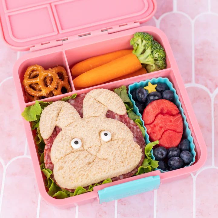 Lunch Punch Sandwich Cutter Set for Kids - Fun Easter Bunny & Egg Shaped Sandwich Makers - Perfect for School Lunches, Parties & Holiday Celebrations