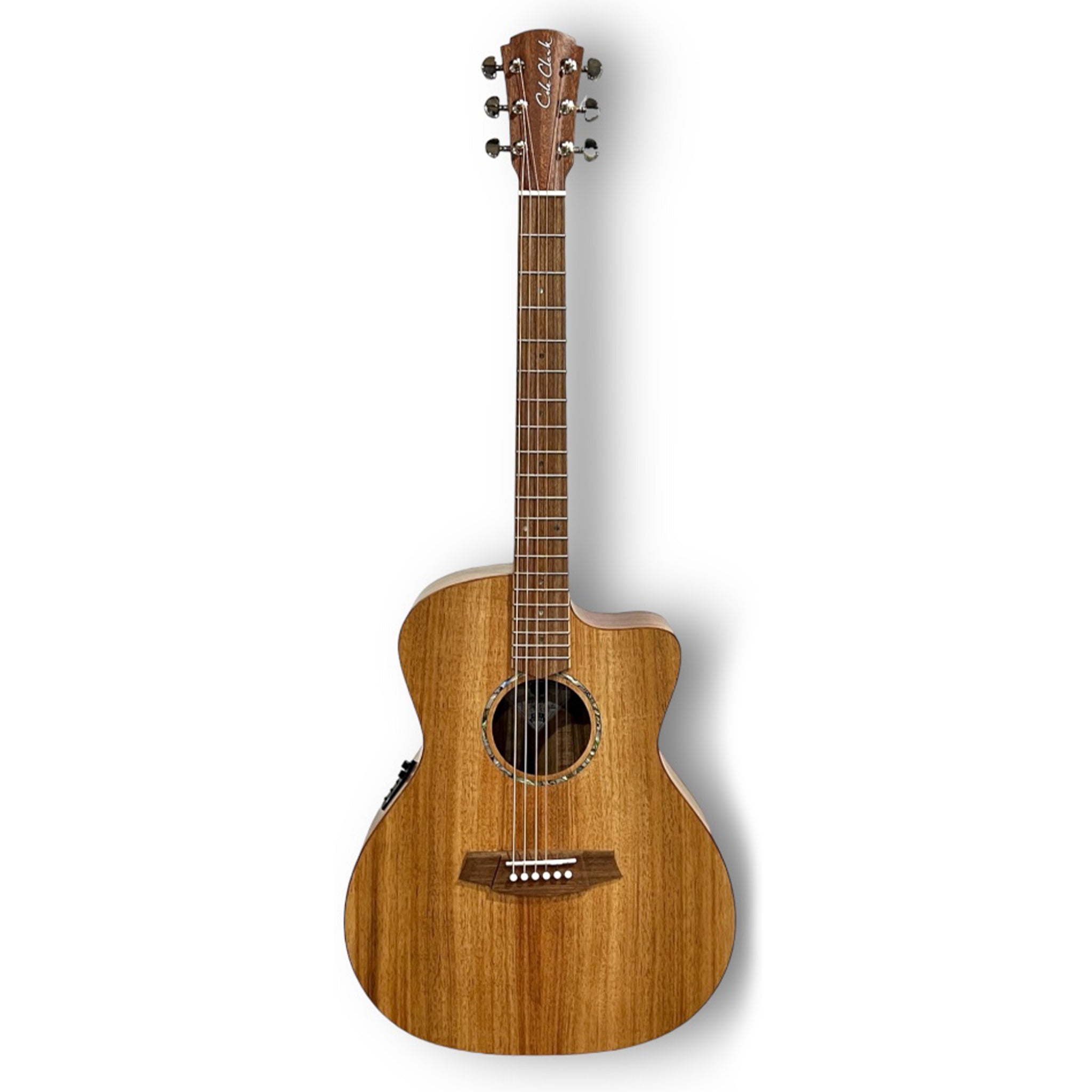 Cole Clark SAN1EC BLBL Grand Auditorium Acoustic Guitar - Solid Blackwood Top, Premium Sound Quality | Perfect for Stage Performances, Studio Recording & Home Practice