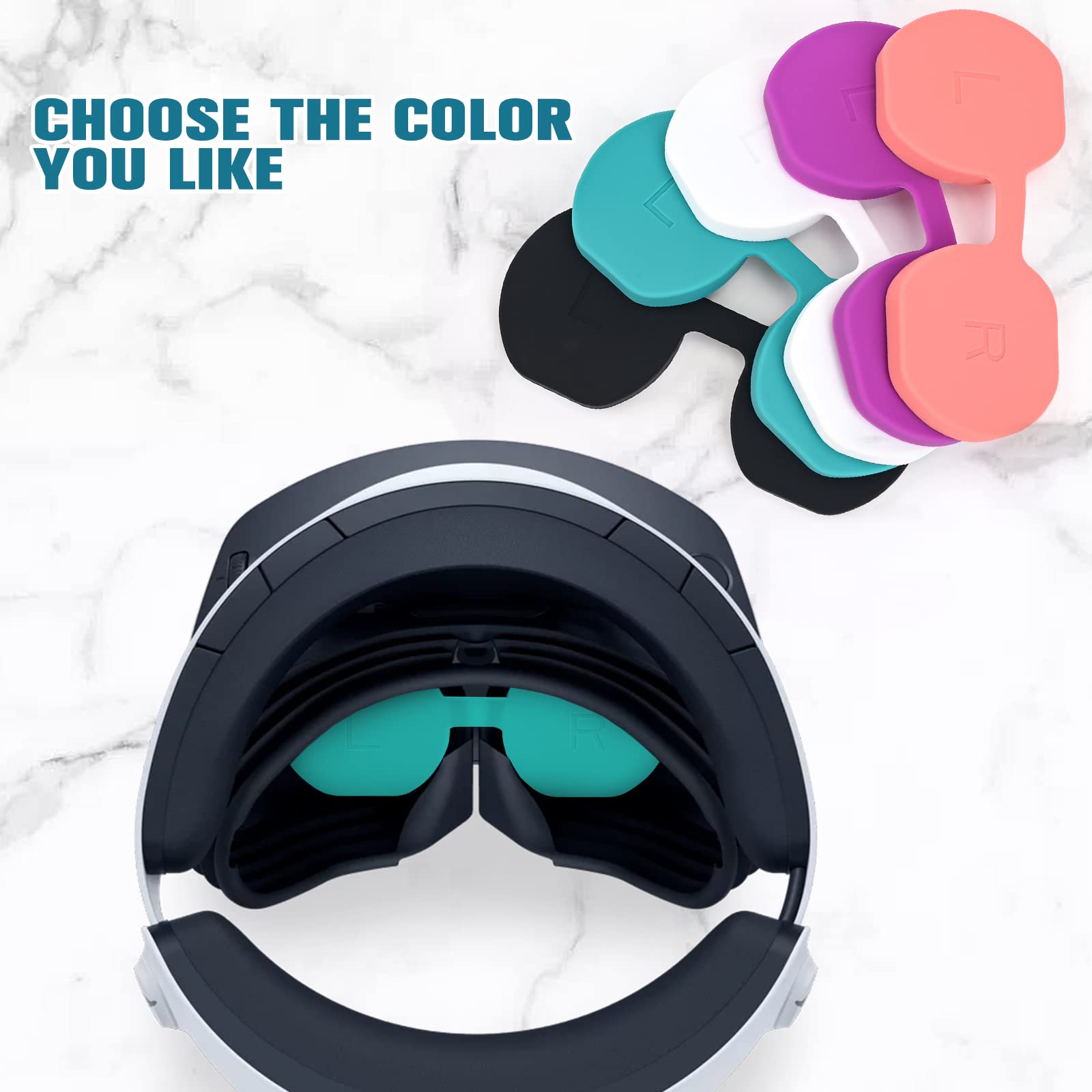 PS VR2 Silicone Lens Protector - Anti-Scratch, Dust Proof & Washable Cover - Lightweight Protective Case for PlayStation VR2 Headset Glasses Accessories (Green) - Perfect for Gaming Sessions & VR Headset Protection