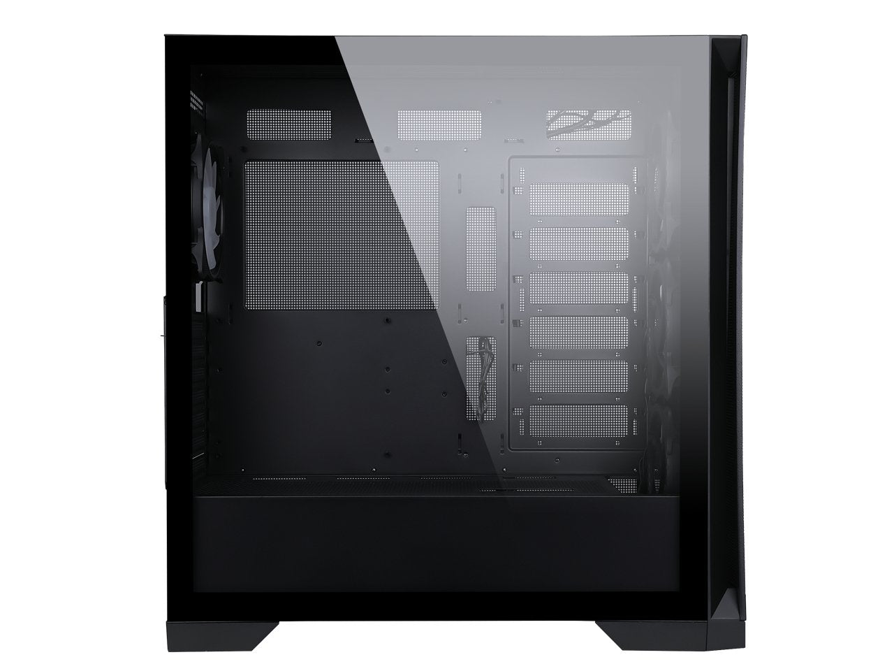 SAMA IDX8 ARGB Black Gaming PC Case - High Airflow Mid Tower with Tempered Glass & RGB Fans for Gaming, Streaming & Workstation Builds
