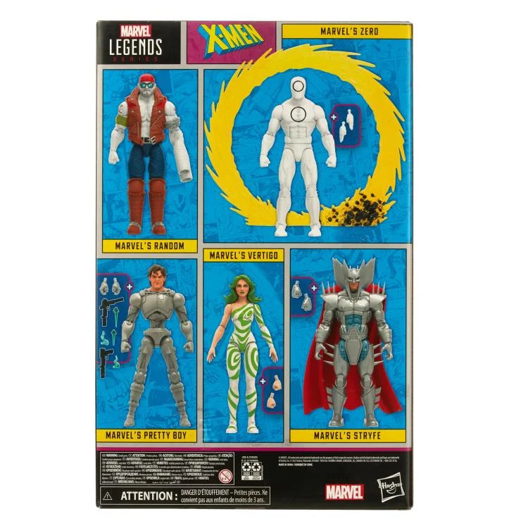X-Men 60th Anniversary Marvel Legends Villains Action Figure 5-Pack Set - Collectible Superhero Figures for Display, Gifts & Comic Book Fans