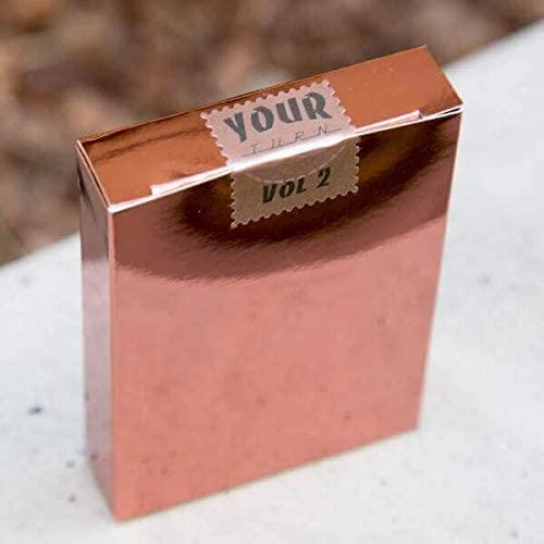 Hype Vol 2 Rose Gold Playing Cards - Premium Poker Deck for Magic Tricks, Card Games & Collectors | Casino Night, Gifts & Party Entertainment