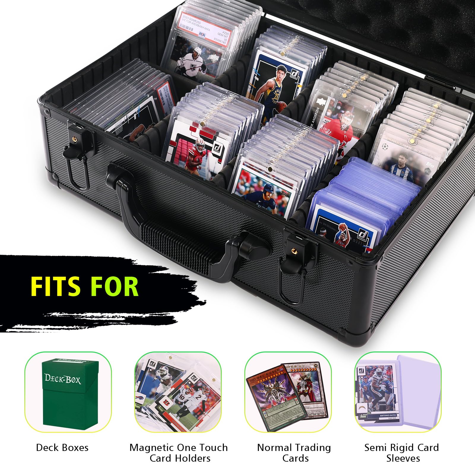 Premium Pet Baby Graded Card Storage Box - Waterproof & Durable Collectible Card Protector for Trading Cards, Pokemon, MTG - Perfect for Organizing, Displaying & Protecting Valuable Collections at Home or Events