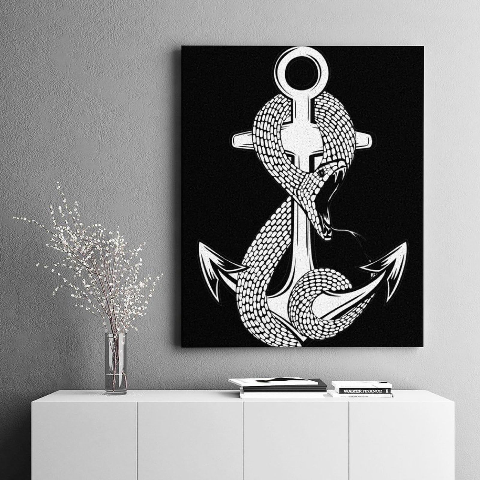 Custom Personalized Grapne & Snake Paint by Number Kit for Adults - Digital Oil Painting with Frame - Creative DIY Art Gift for Home Decor, Relaxation & Stress Relief