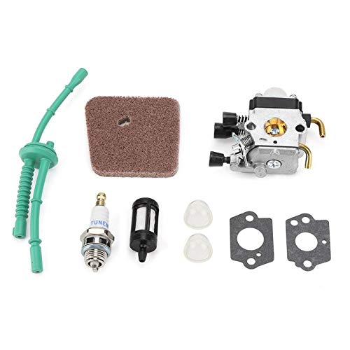 Laliva 9pcs Lawn Mower Carburetor Gasket Kit - Air Fuel Filter & Repair Tools for Garden Maintenance