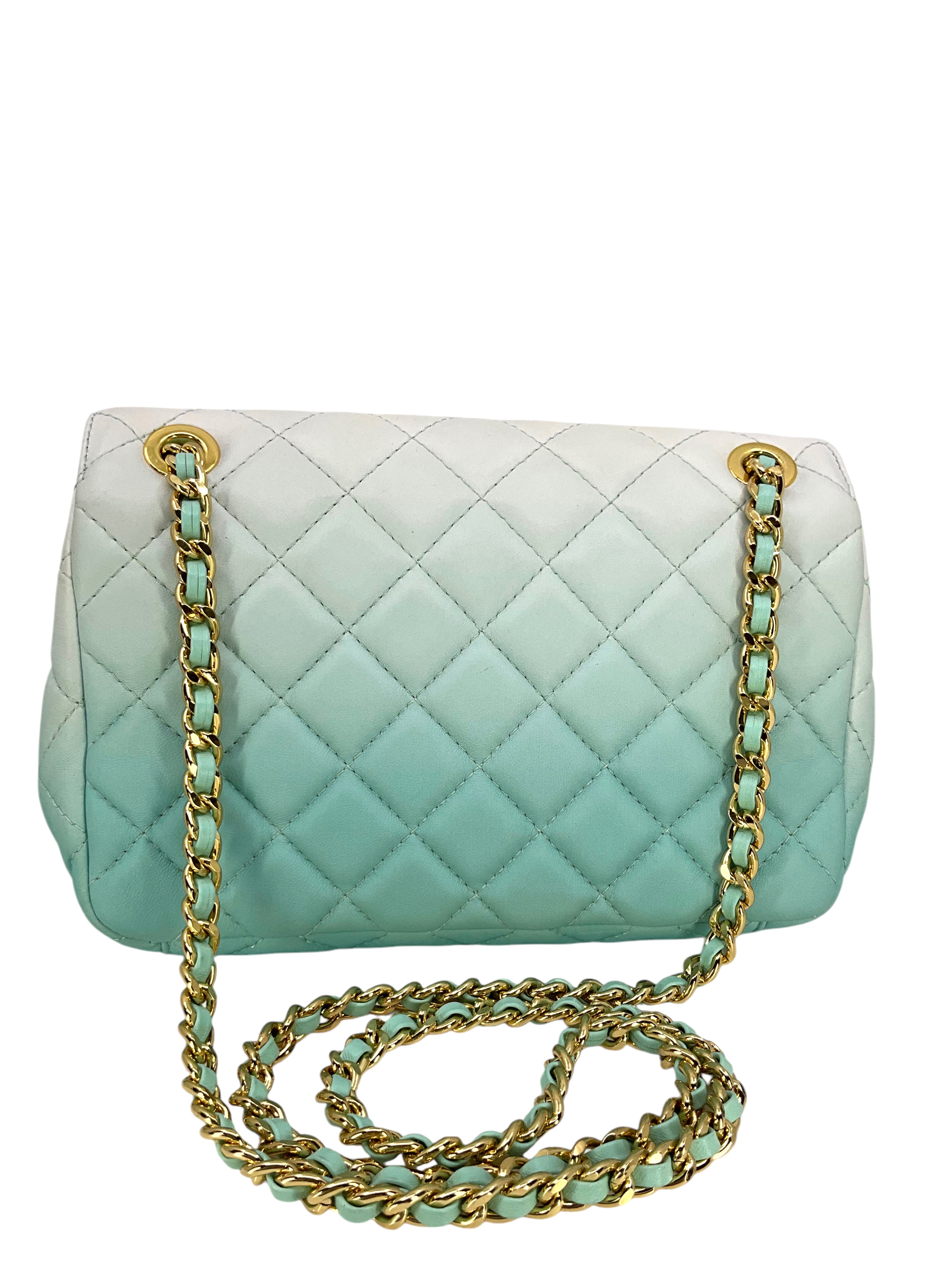 Moschino Ombre Leather Degrade Medium Flap Crossbody Bag - Stylish Women's Designer Handbag for Work, Party & Evening Out