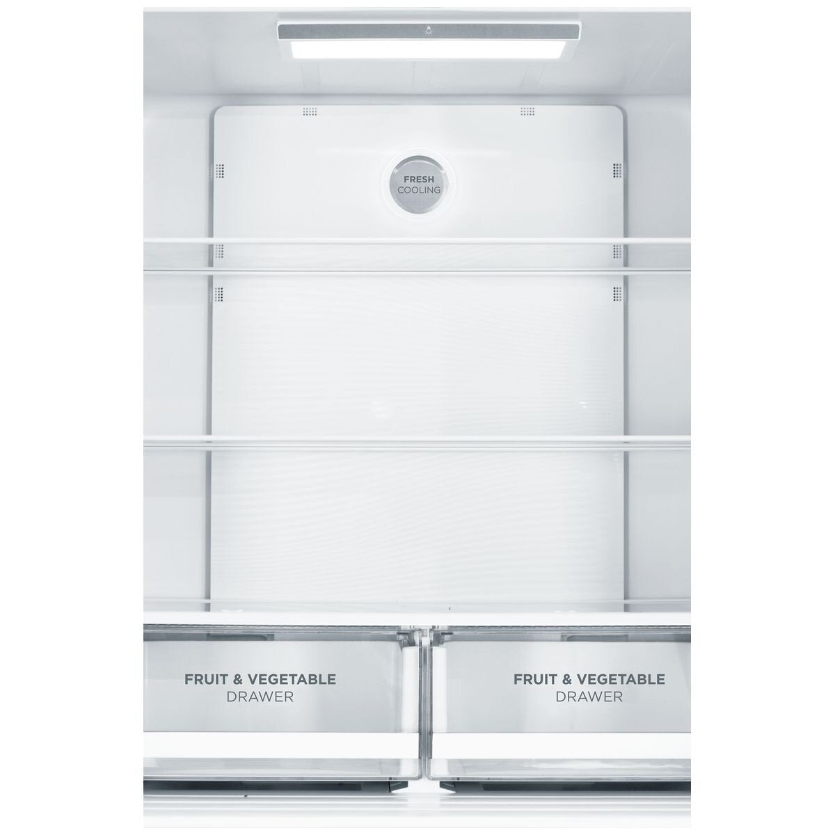 Westinghouse 496L French Door Refrigerator with Ice Maker - Stainless Steel WQE4900AA - Energy Efficient Large Capacity Fridge for Modern Kitchen & Open Plan Living Spaces