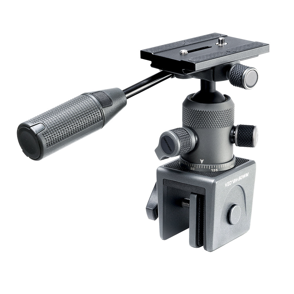 VEO 2 BH 50WM Window Mount Ball Head with Arca Compatible Quick Shoe - Perfect for Car Window Photography, Vlogging, and Outdoor Adventures