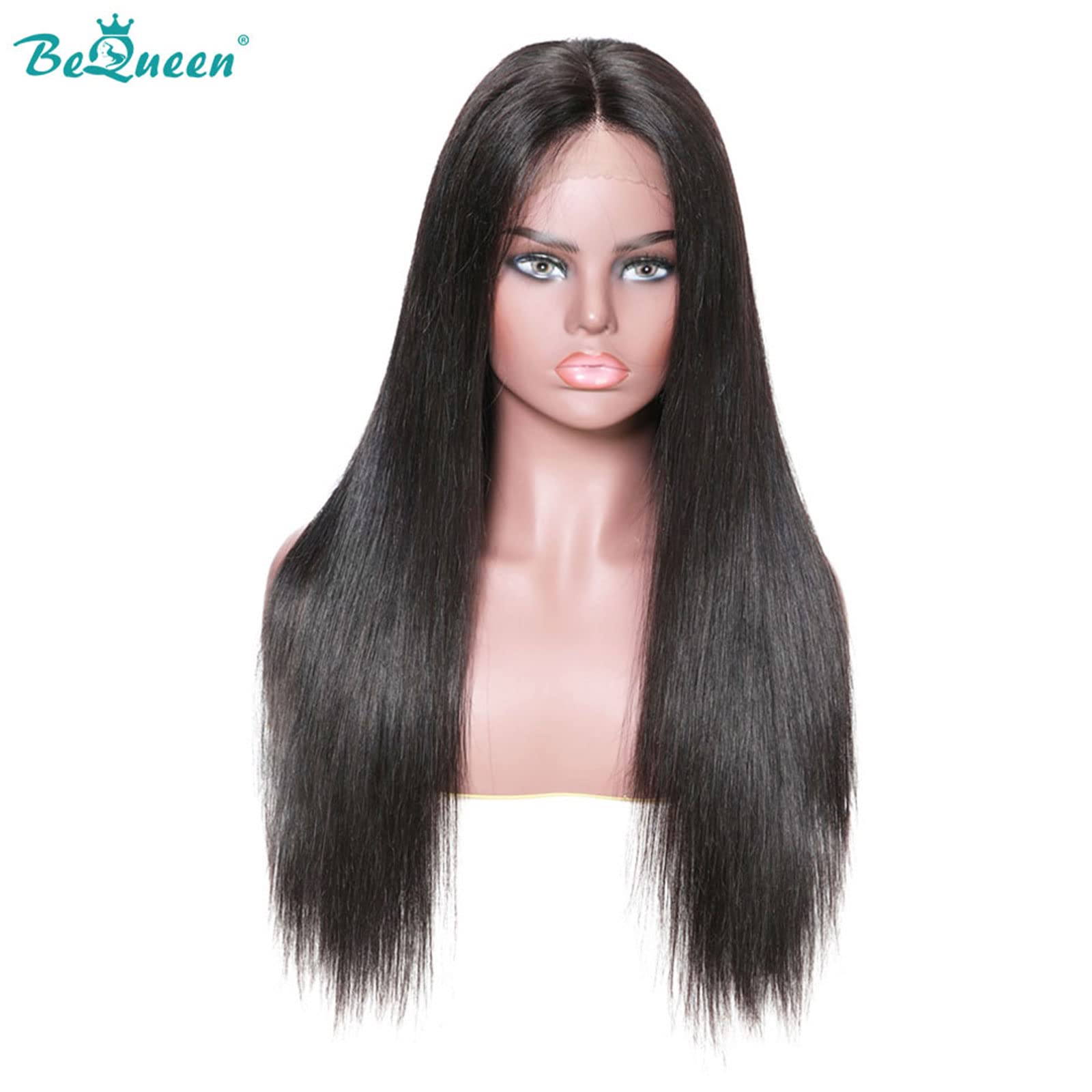 Brazilian Body Wave Human Hair Wigs for Black Women - 150% Density Glueless Lace Front Wig with 4x4 Lace Closure, Pre-Plucked, Baby Hair & Bleached Knots - Perfect for Daily Wear, Parties, and Special Occasions