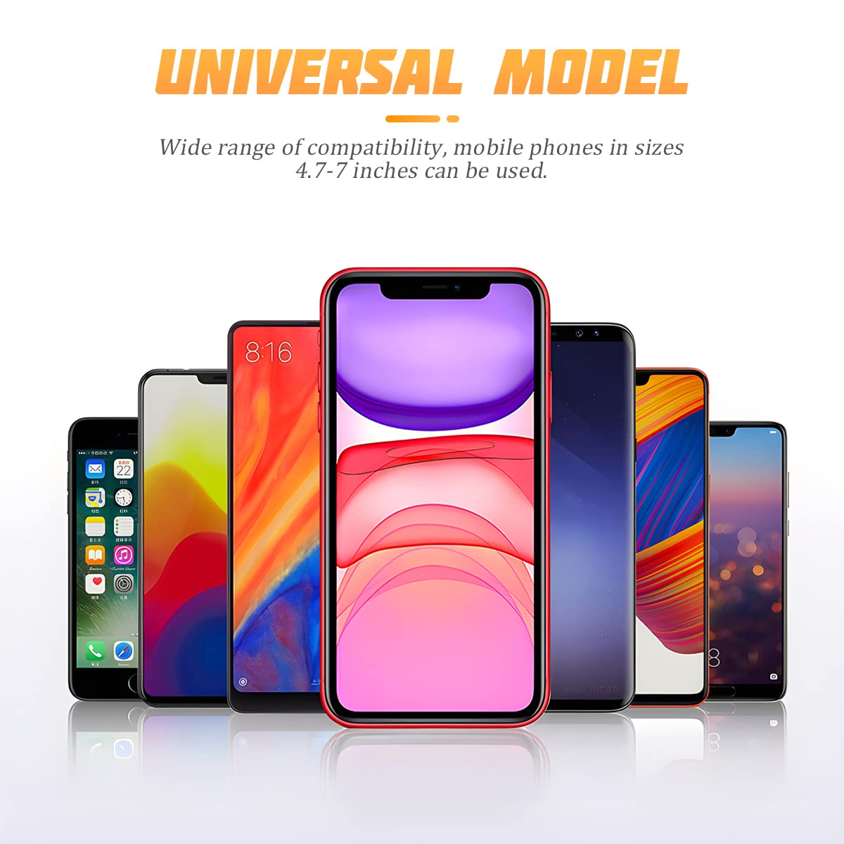 AICEL Gravity Car Phone Mount - Auto Lock Air Vent Phone Holder for Hands-Free Driving - Universal Smartphone Cradle for iPhone, Samsung Galaxy & Android Devices - Perfect for Commuting, Road Trips & GPS Navigation