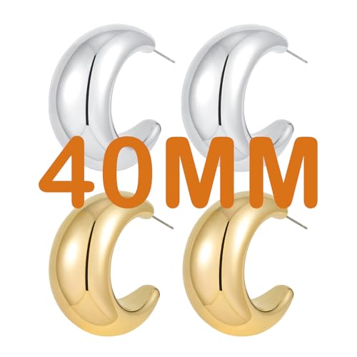 40mm gold&silver
