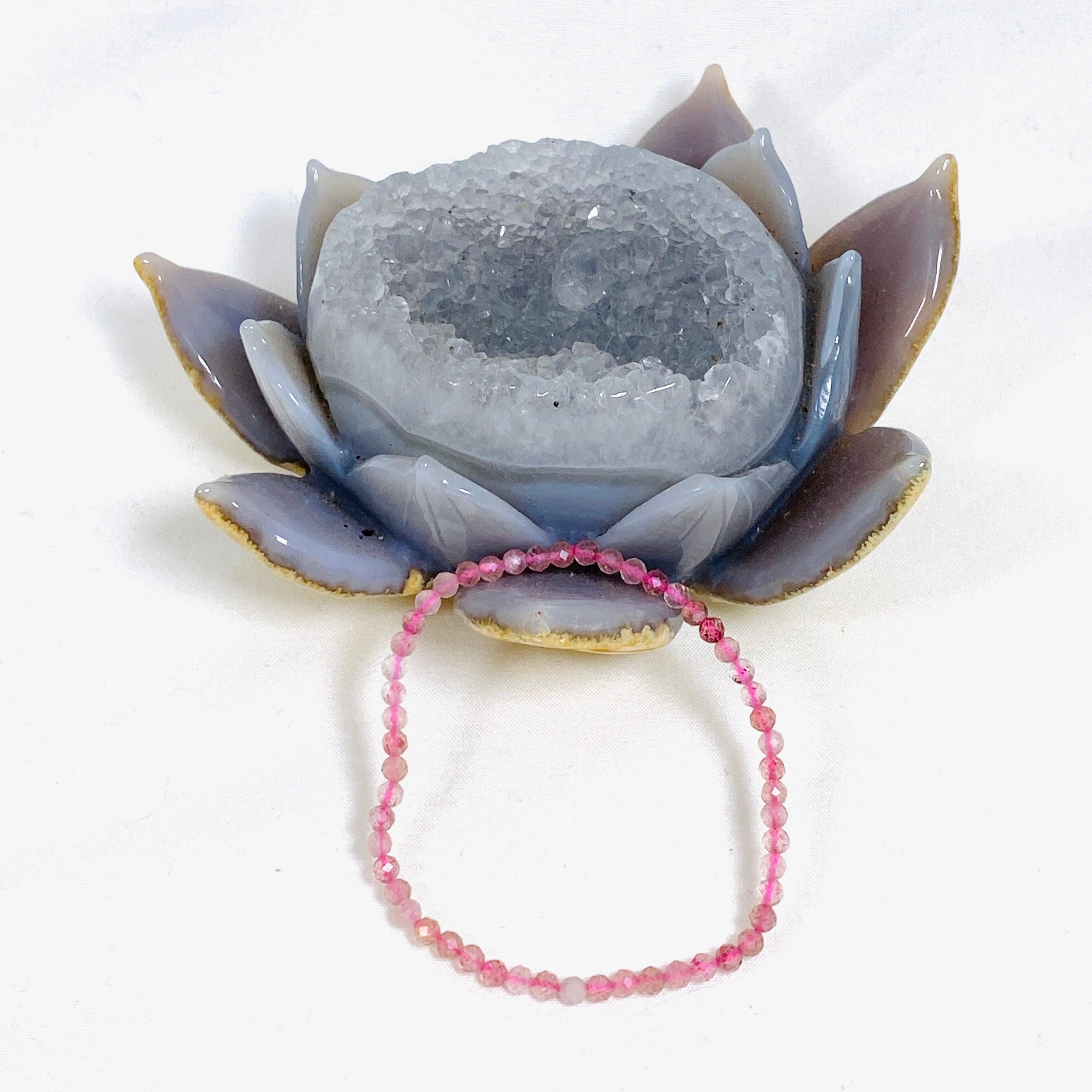Healing Gemstone Beaded Bracelet for Women - Natural Stone Energy Jewelry for Stress Relief & Positive Vibes | Perfect for Yoga, Meditation & Everyday Wear