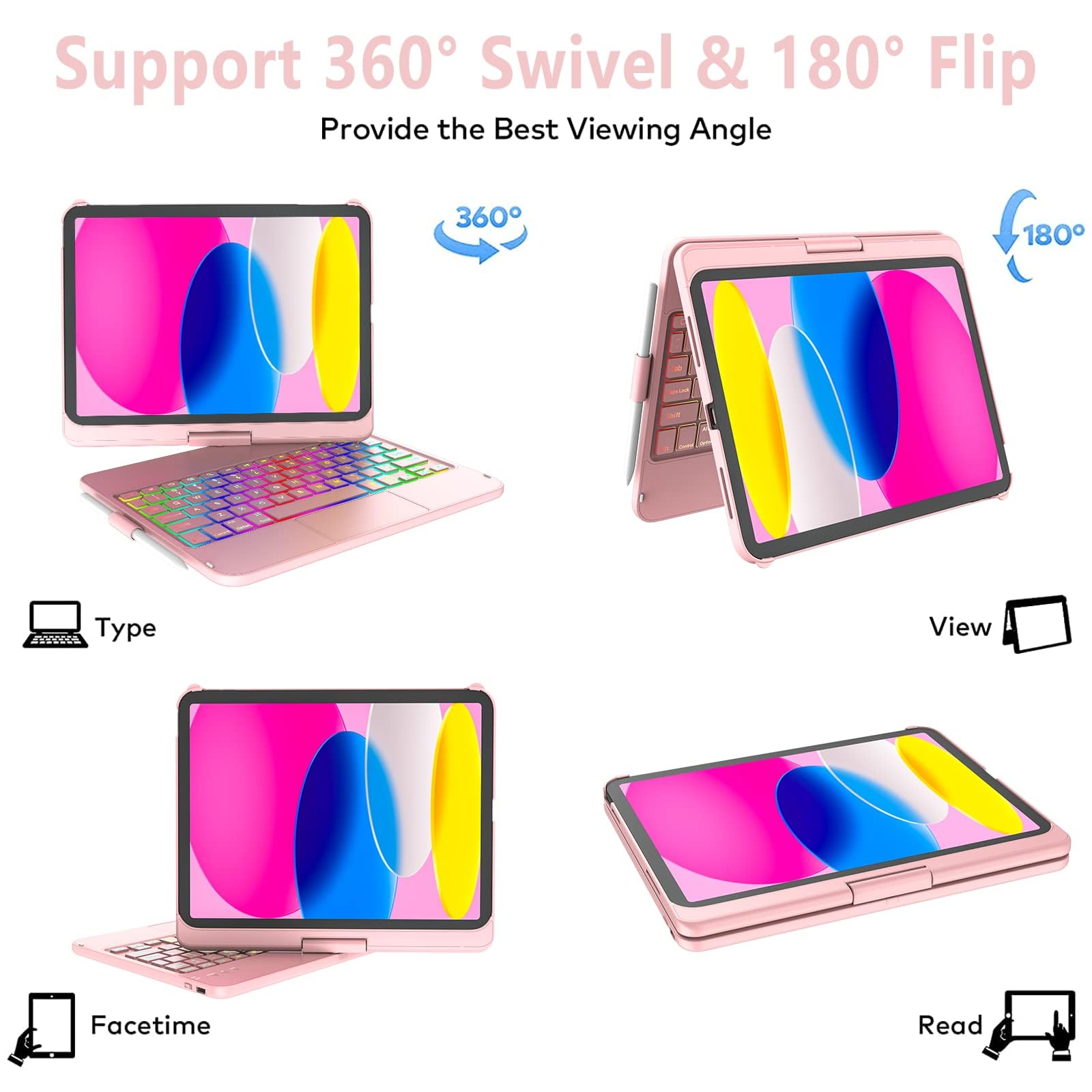 CC Store Touchpad Keyboard Case for iPad 10th Generation 10.9