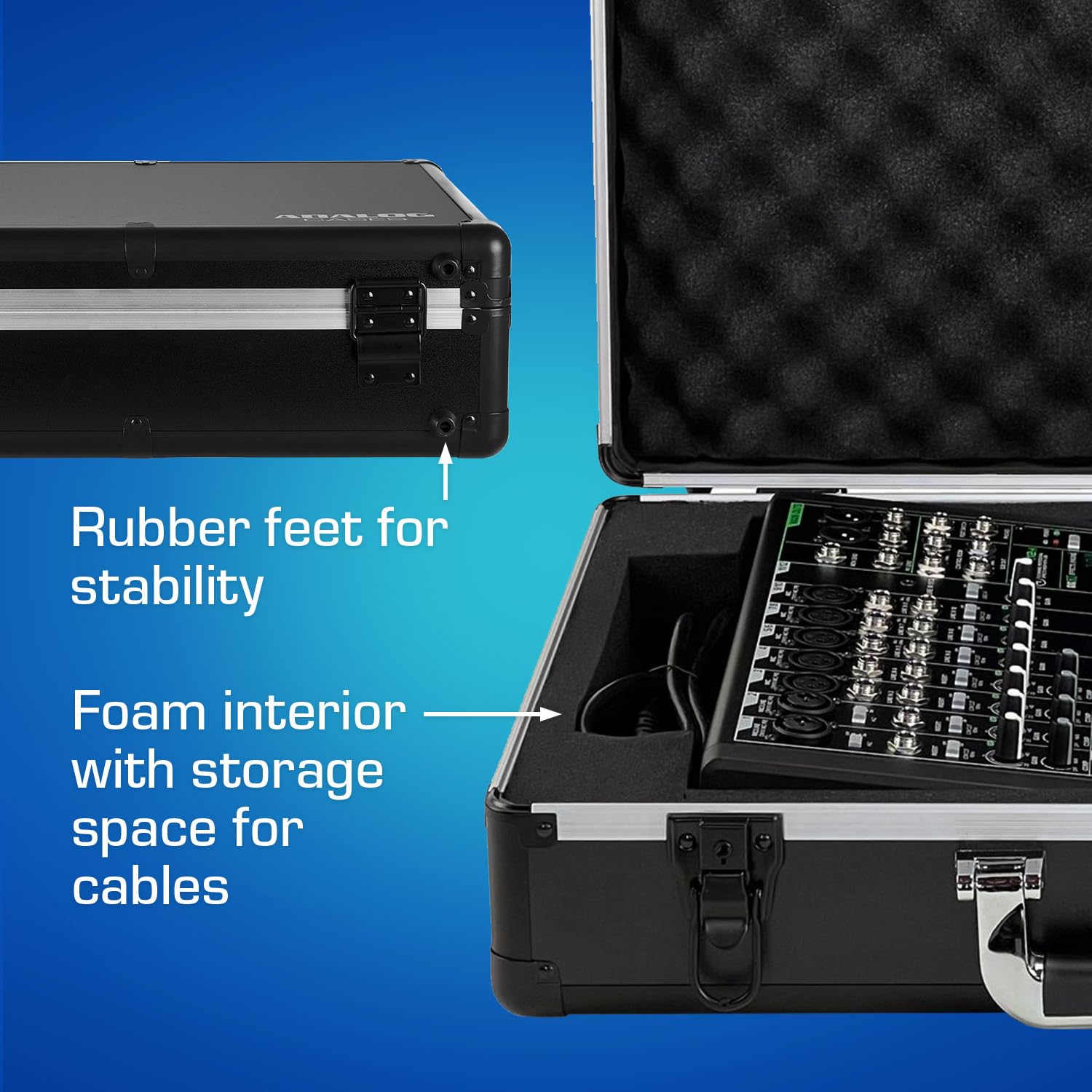 Mackie ProFX12v3 Analog Mixer Case - Ultra-Lightweight UNISON Hard Protective Cover for Live Gigs, Studio Recording & Travel Storage