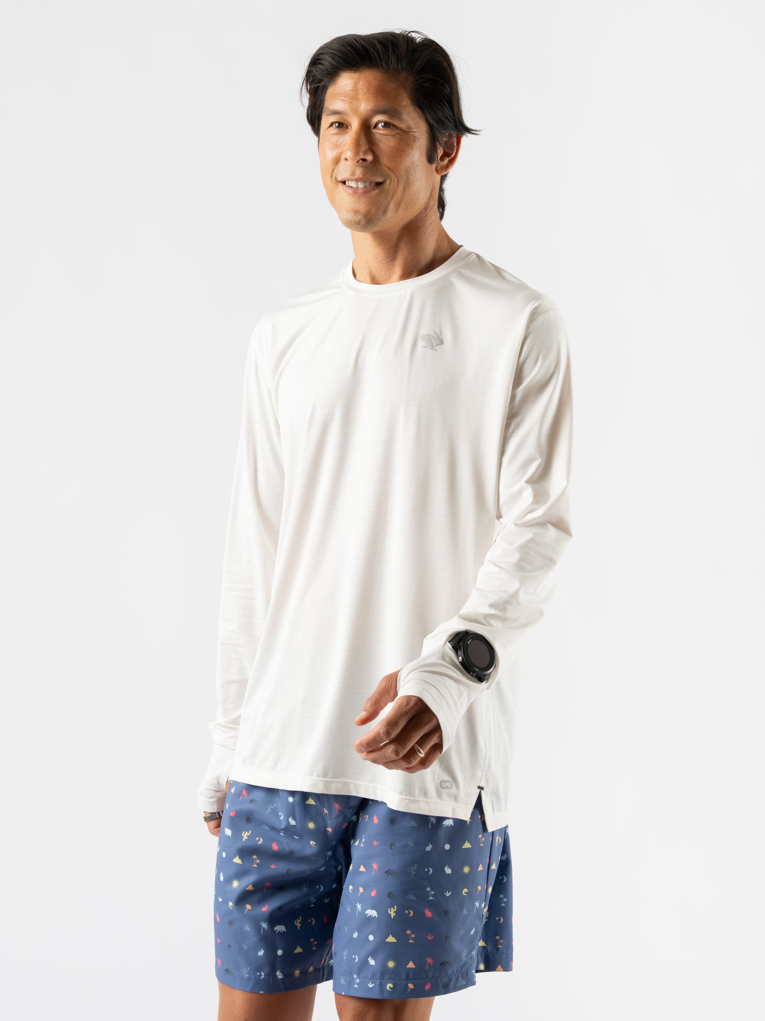 UPF 50+ Sun Protection Long Sleeve T-Shirt for Men - Lightweight, Breathable & UV Blocking - Perfect for Hiking, Fishing & Outdoor Activities