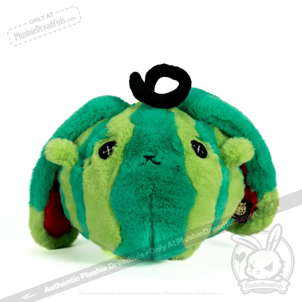Plushie Dreadfuls Watermelon Rabbit Stuffed Animal Toy - Cute Soft Plush Bunny for Kids, Gift & Nursery Decor