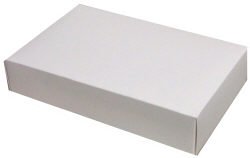 1/2 LB White Candy Box - Elegant Packaging for Wedding Favors, Party Treats & Gift Giving