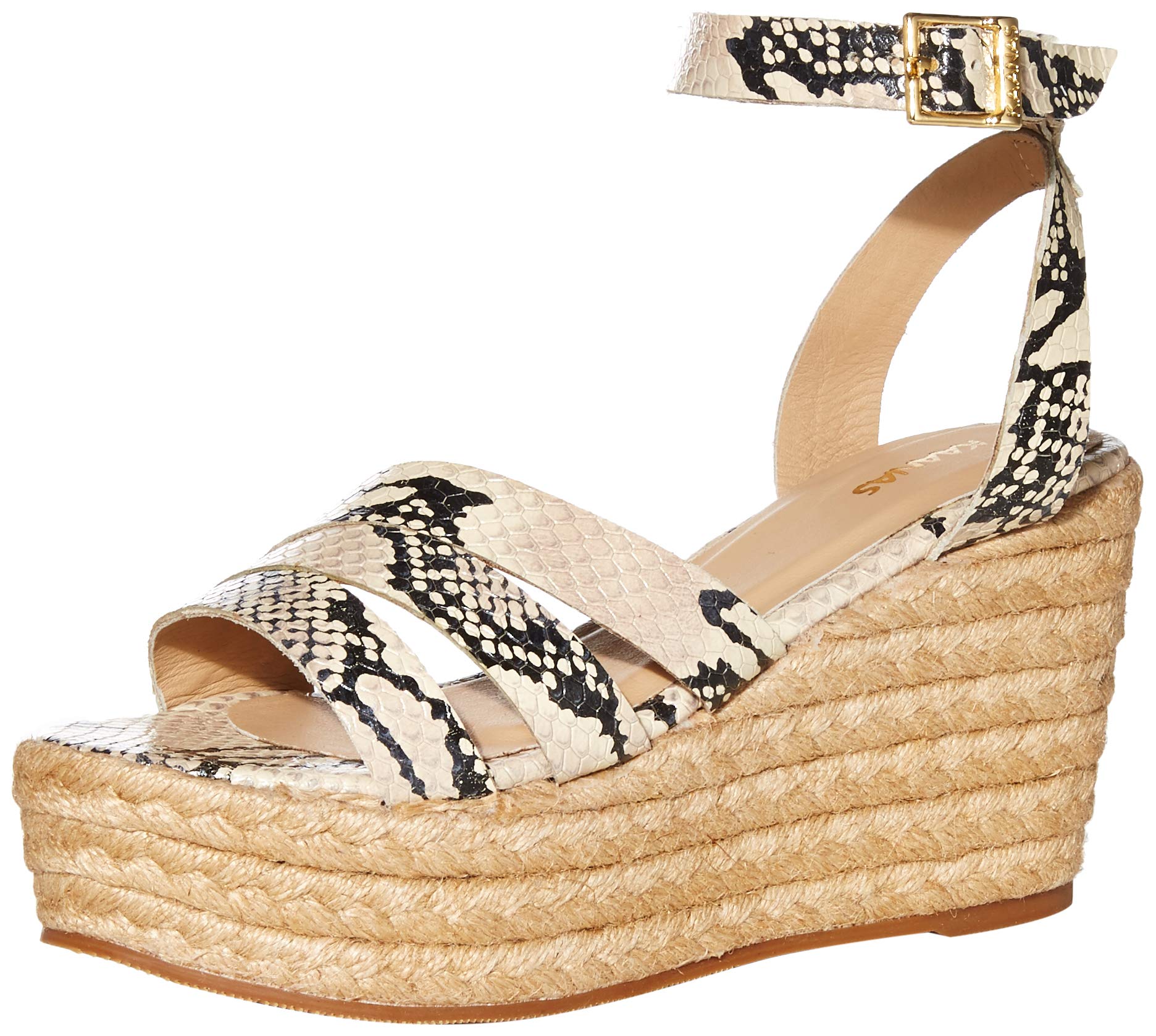 KAANAS Women's Comfortable Wedge Sandals for Summer - Breathable Slip-On Casual Shoes with Arch Support | Perfect for Beach, Vacation & Everyday Wear