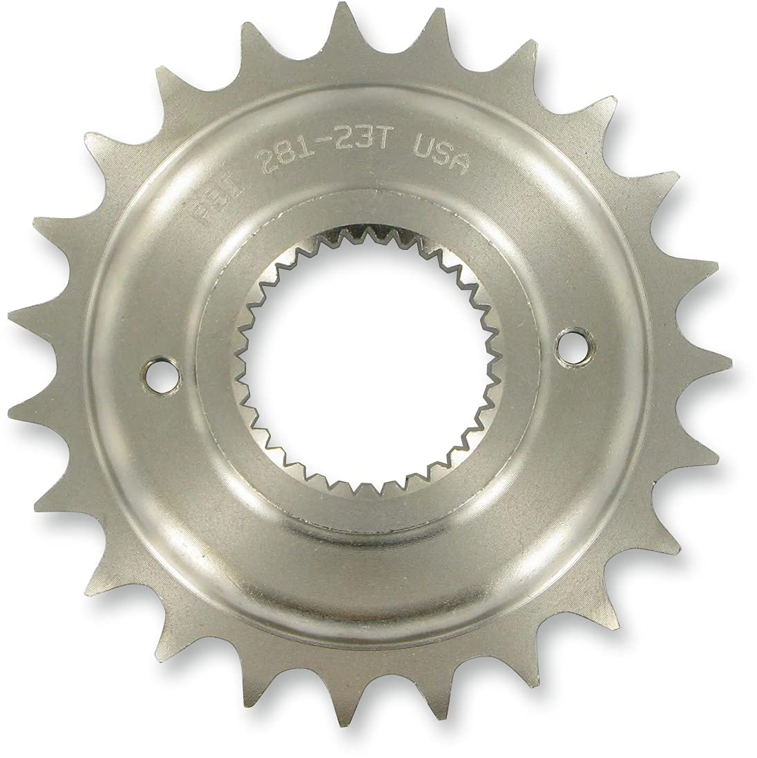 Chris Products .750in Offset Transmission Sprocket - 23 Tooth 530 Size Front Sprocket for Motorcycle & ATV - Perfect for Performance Upgrades & Off-Road Riding