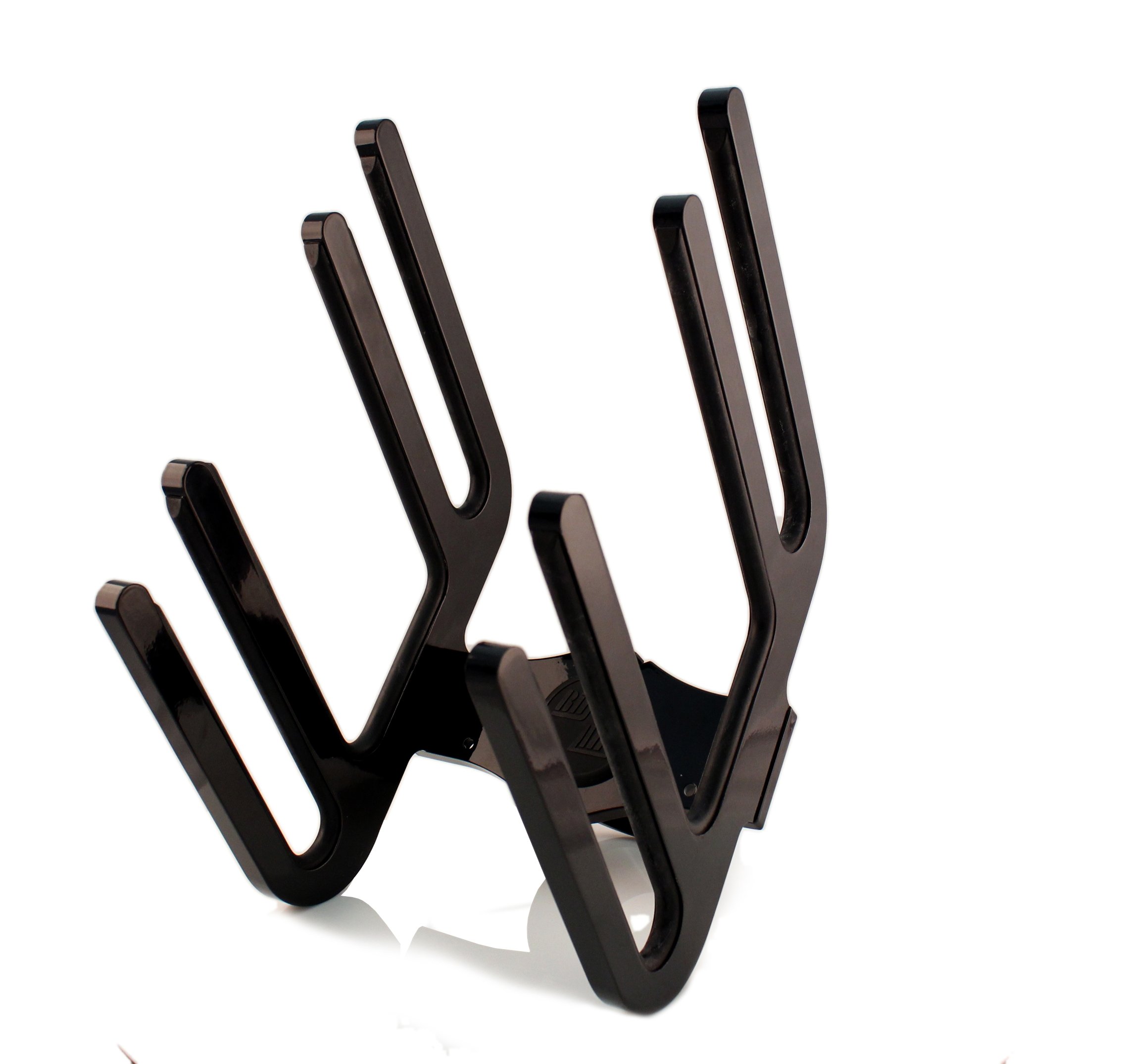 Big Air Hydro Universal Triple Knee Rack - Heavy Duty Motorcycle Stand for Cruisers & Sport Bikes - Perfect for Garage Storage, Maintenance & Bike Shows