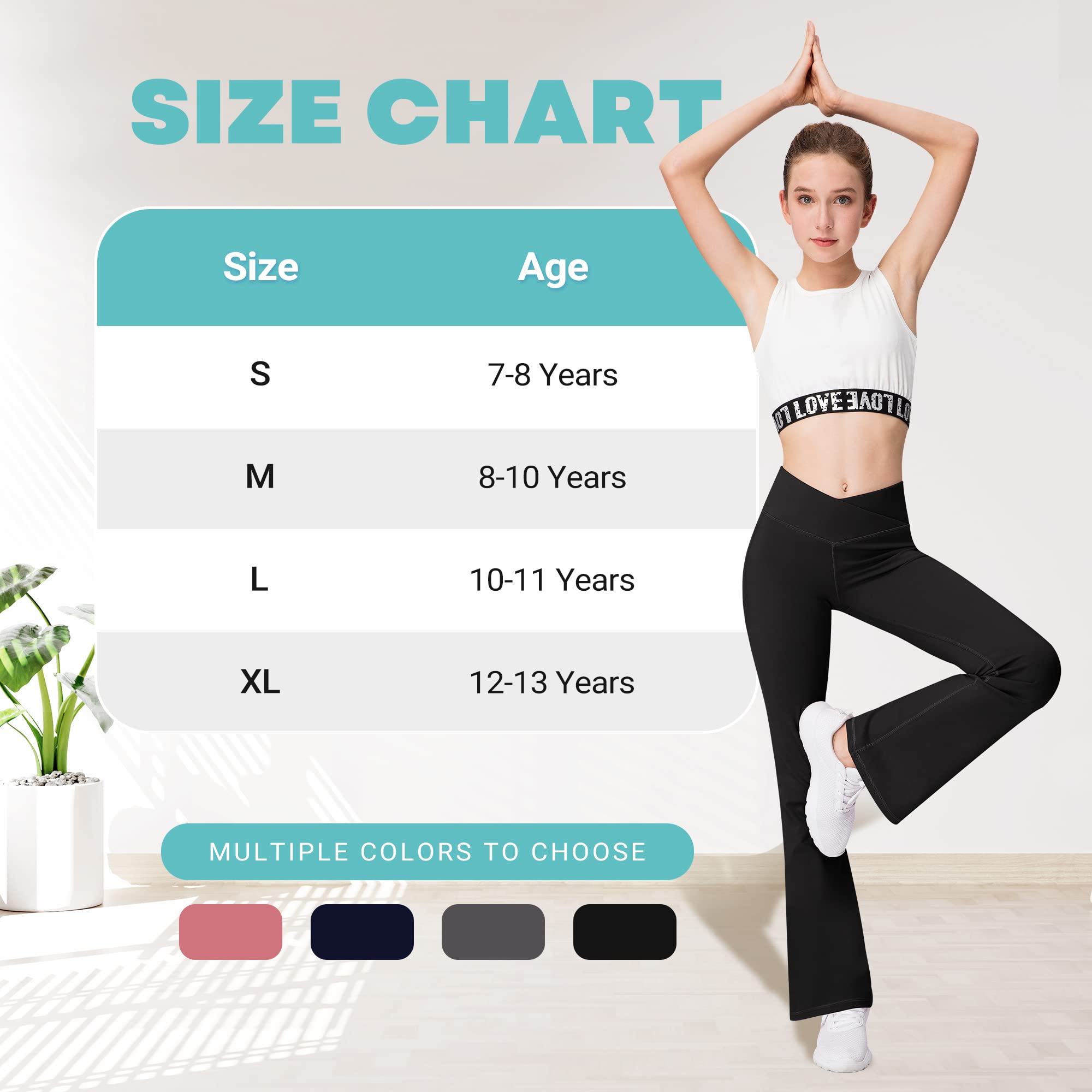 Bootcut Yoga Pants for Women - High Waisted Flare Leggings with Pockets | Perfect for Dance, Workout & Casual Wear