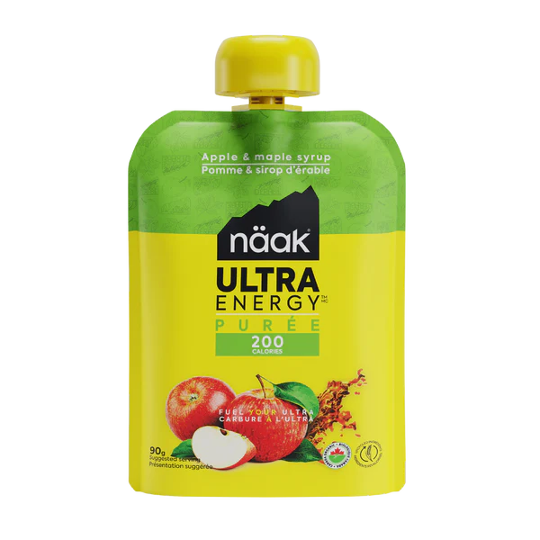 Naak Energy Puree - Organic Vegan Energy Gel for Runners & Athletes - Natural Endurance Fuel for Cycling, Hiking & Workouts - Pack of 12 (Assorted Flavors)
