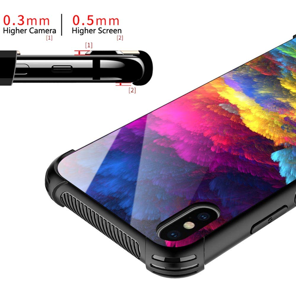 CARLOCA iPhone XR Case - Watercolor Spotted Shockproof Protective Cover for Men & Boys | Durable, Stylish Phone Case for Everyday Use, Travel & Outdoor Activities