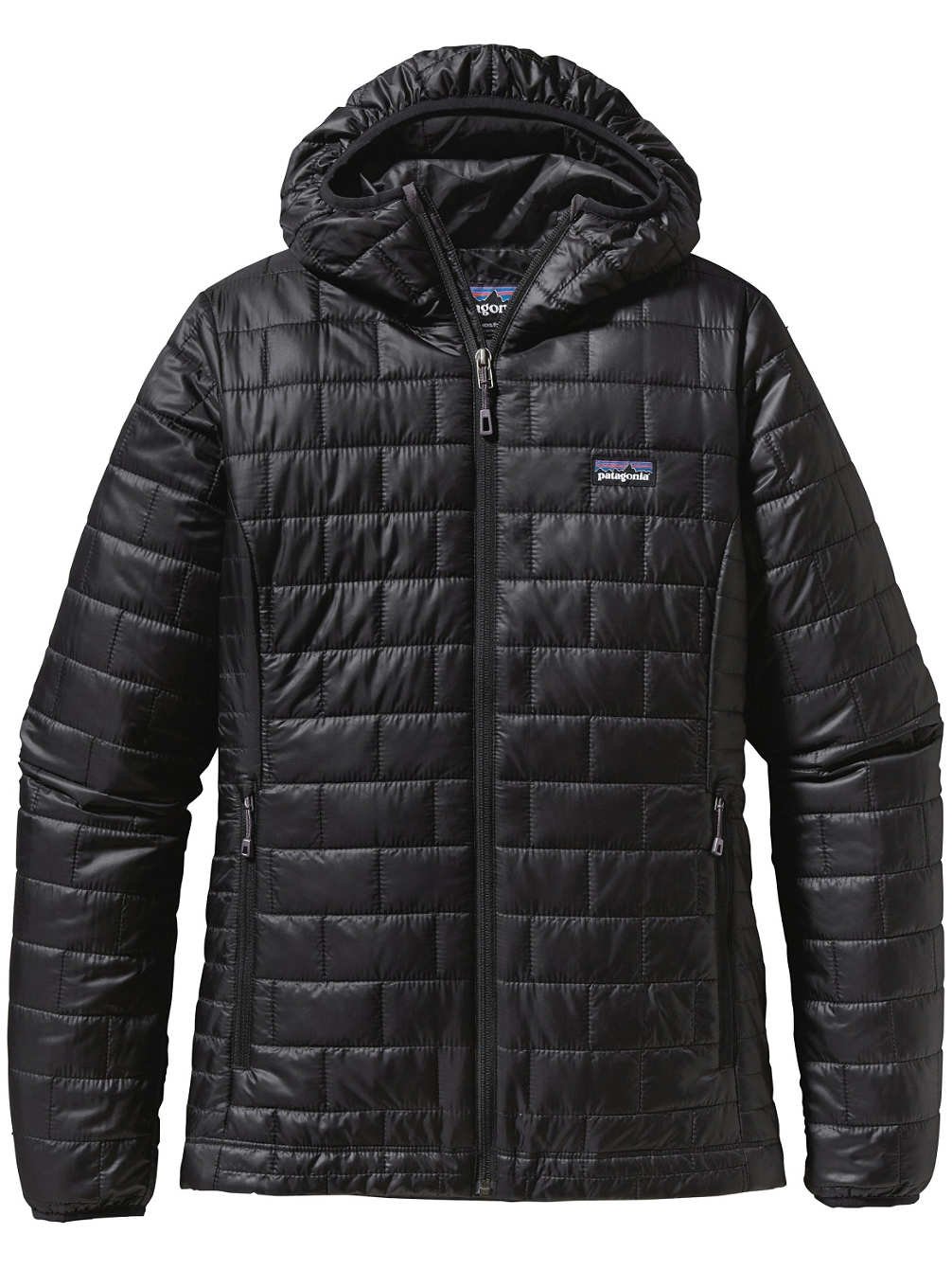 Patagonia Women's Nano Puff Hoody Jacket - Lightweight Insulated Winter Coat, Black, XS - Perfect for Hiking, Camping & Outdoor Adventures
