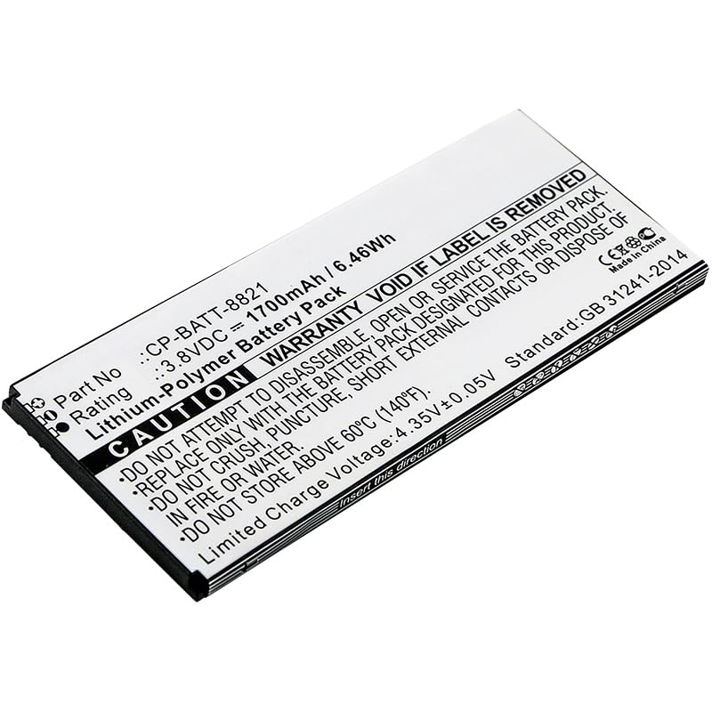 Synergy Digital Rechargeable Li-Pol Battery for Cisco IP Phone 8821 Cordless Phone - 3.8V 1700mAh Replacement Battery | Long-Lasting Power for Office Communication & Business VoIP Phones