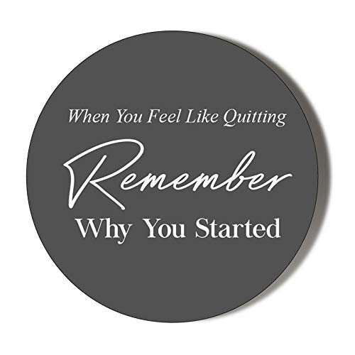 58mm Makeup Mirror with Motivational Quote - Portable Compact Mirror for Travel, Home, and Office Use