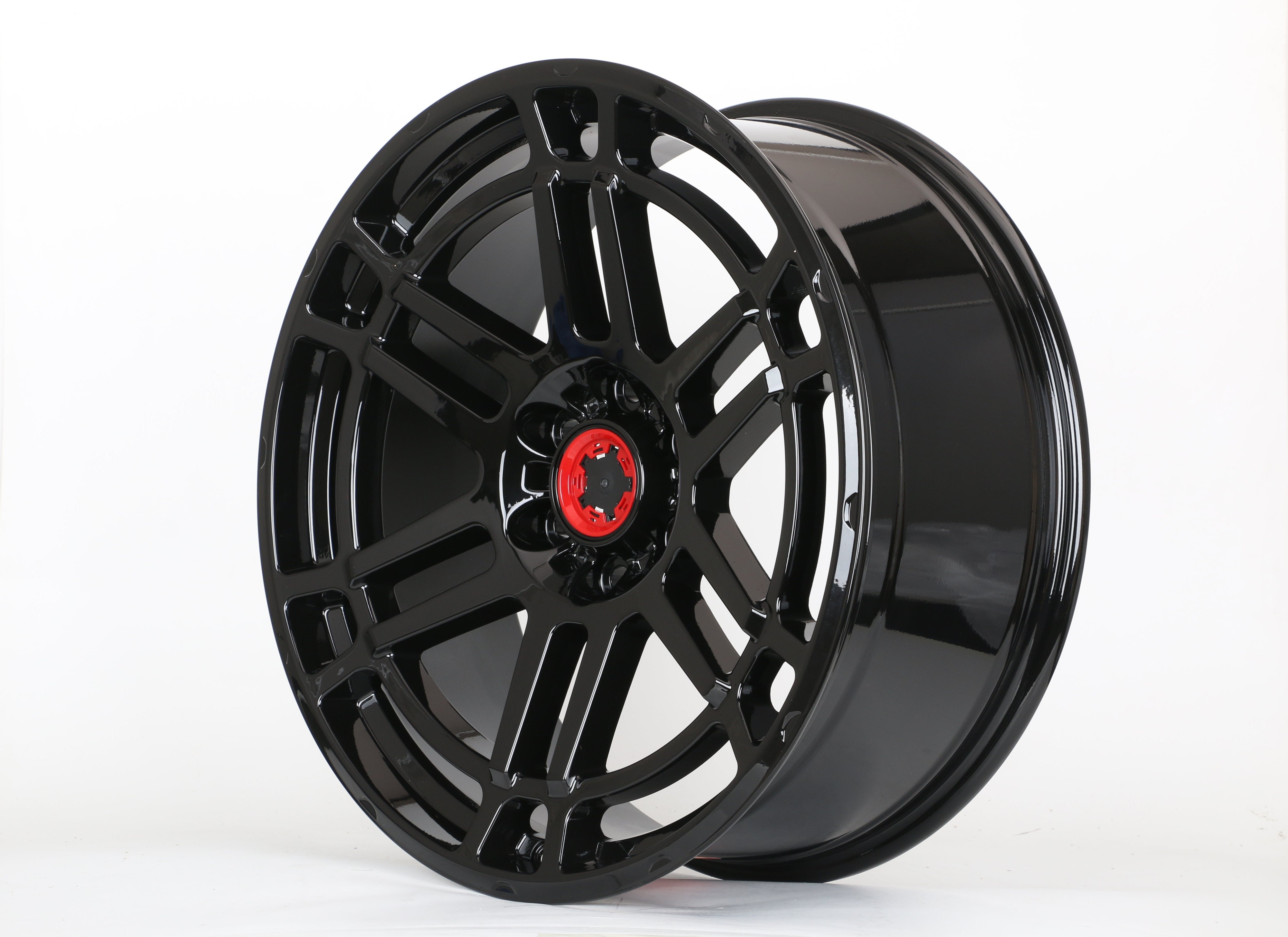 2023 Black Pro Style 16x8 Wheels Rims for Toyota Tacoma 4Runner FJ Cruiser - Off-Road & Street Performance Alloy Wheels - Perfect for Trail Adventures & Daily Driving