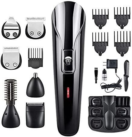 Professional Hair Clippers for Men & Women - Cordless USB Rechargeable Hair Trimmer with LED Display - Barber Grade Haircut Kit (Black) | Perfect for Home Haircuts, Salon Styling & Travel Grooming
