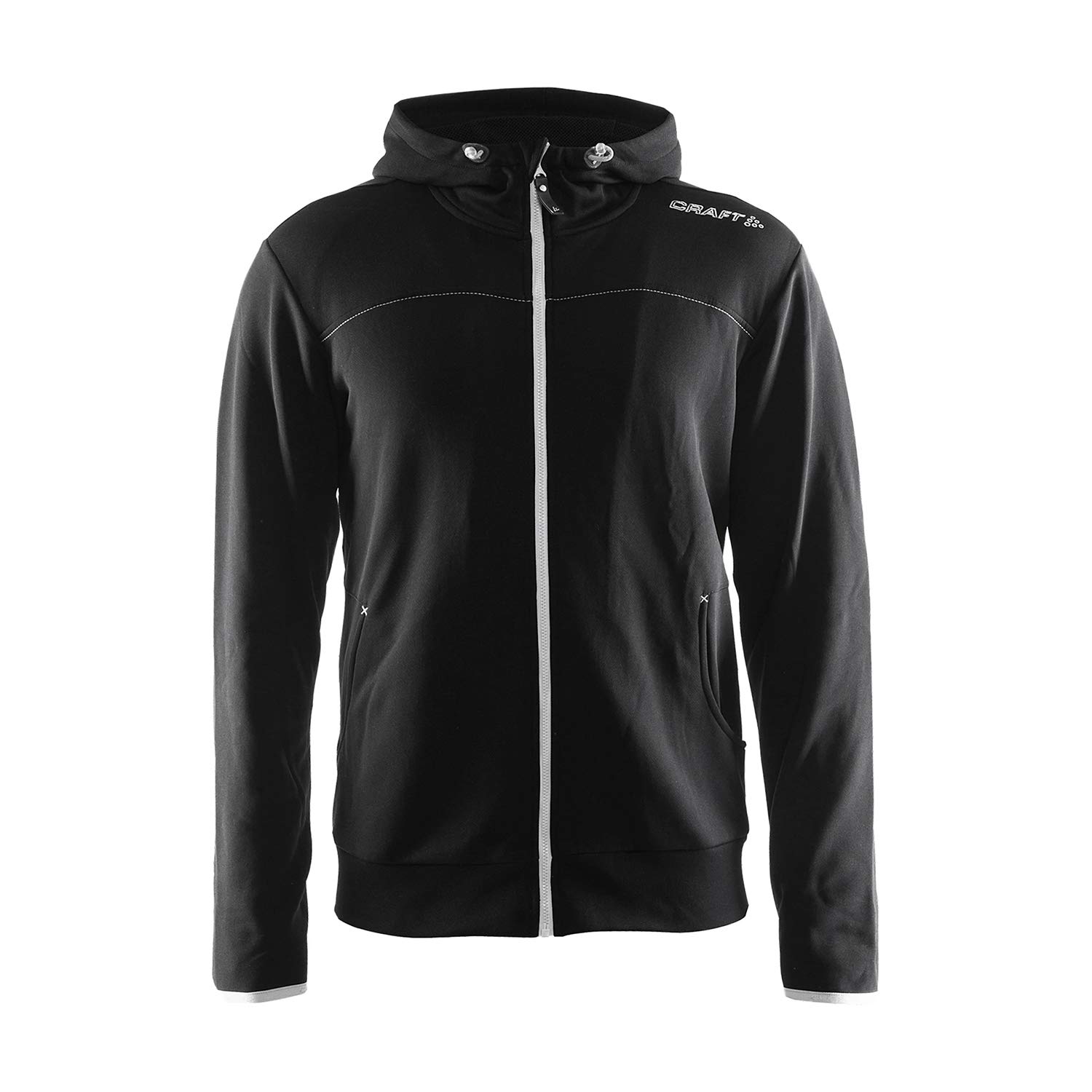 Craft Leisure Full-Zip Men's Hoodie Sweatshirt - Comfortable & Stylish Pullover for Casual Wear, Gym, and Outdoor Activities