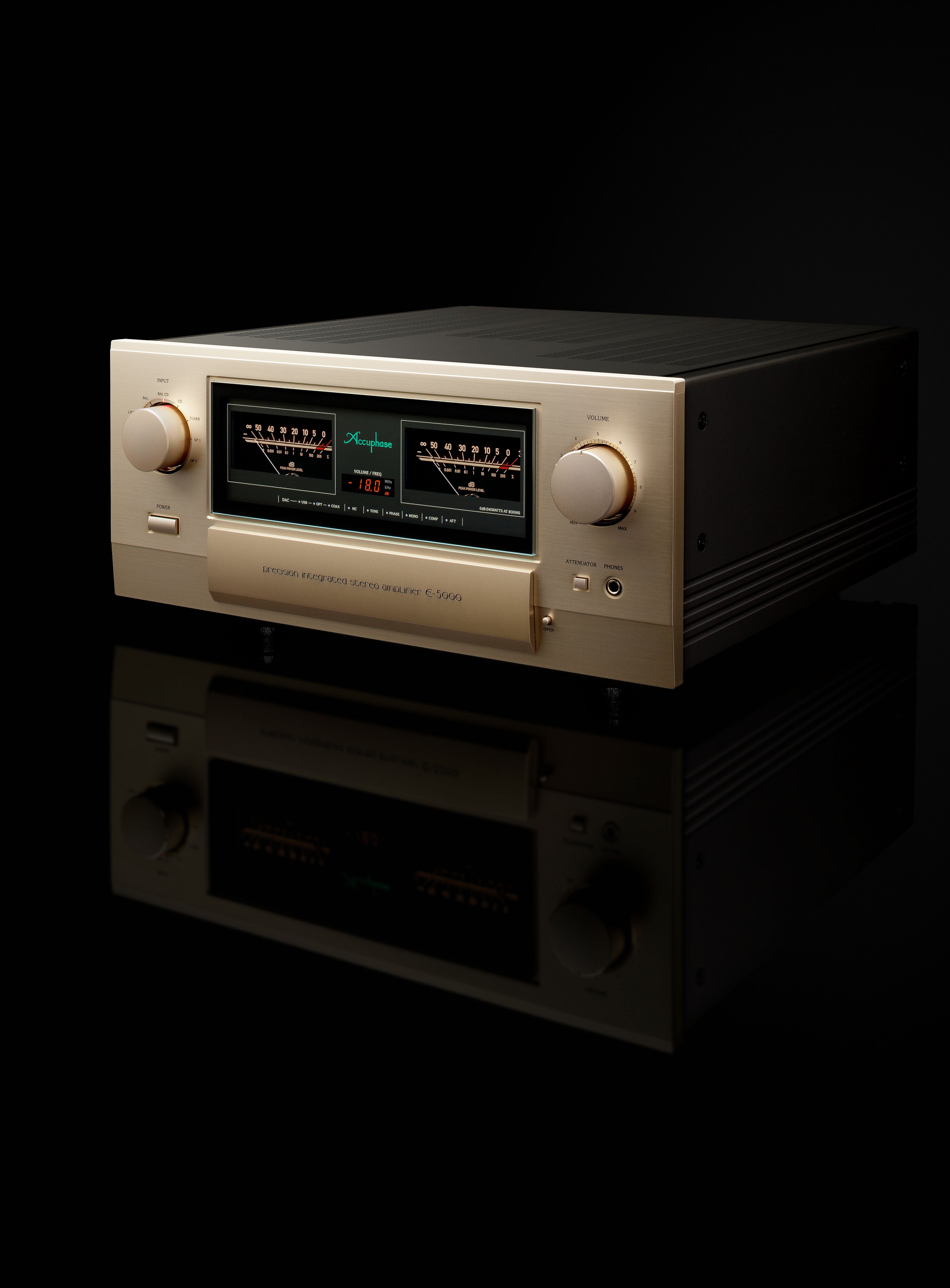 Accuphase E-5000 High-End Class AB Stereo Amplifier - Premium Audio for Home Theater & Hi-Fi Systems