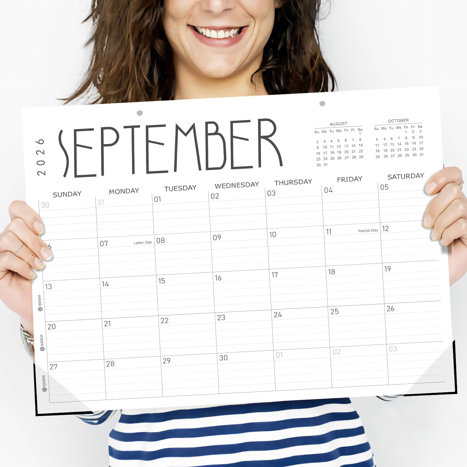 GuassLee 2025-2026 19-Month Academic Planner Calendar | June 2025 - December 2026 Wall/Desk Calendar | 14