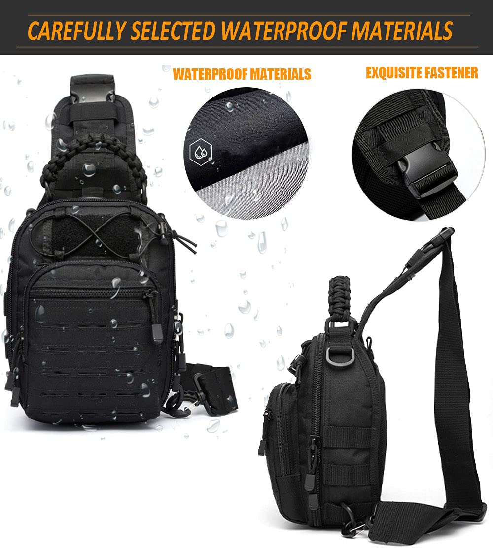 Tactical Backpack for Men - Military 3-Day Assault Pack with MOLLE for Outdoor & Hiking