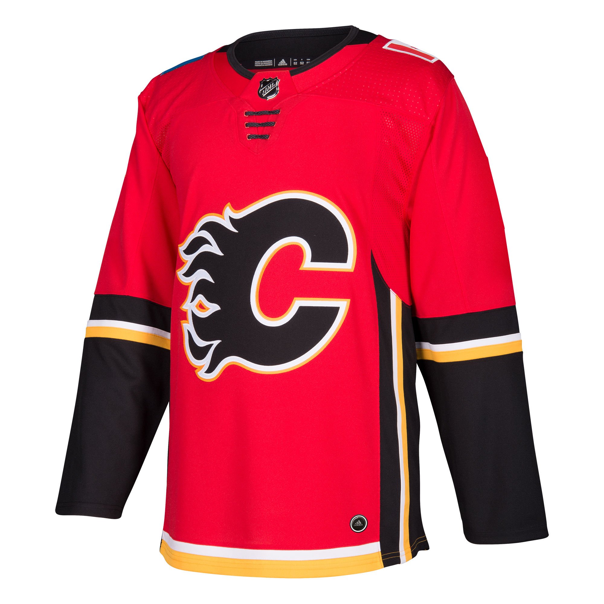 Official Calgary Flames NHL Authentic Pro Home Jersey - Men's Hockey Sweater for Games & Fan Events - Perfect for NHL Matches, Sports Bars & Gift Giving