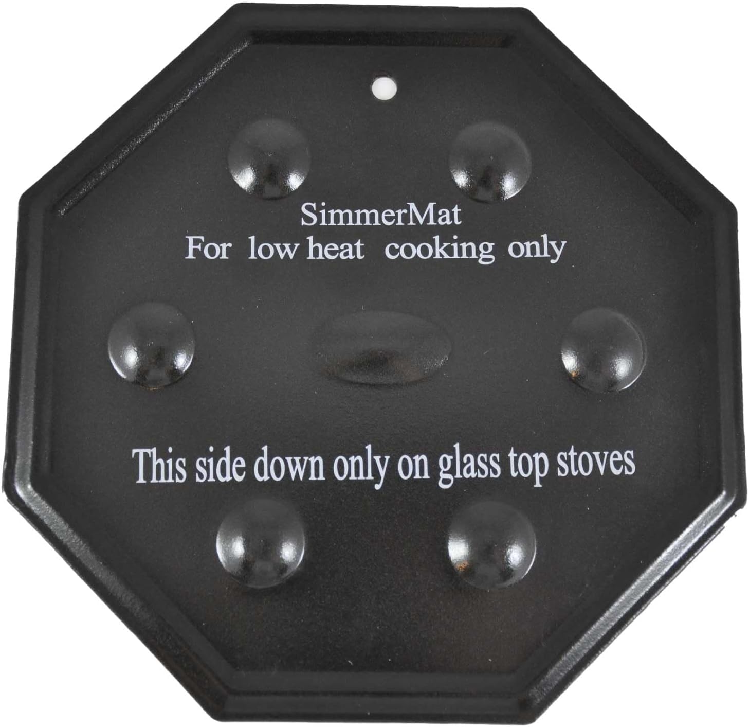 **SimmerMat Heat Diffuser for Gas & Electric Stoves - 4 Pack Stainless Steel Flame Diffuser Plates - Slow Cooking & Simmering Accessories - Dishwasher Safe Stove Top Cover - Perfect for Sauces, Stews & Low-Heat Cooking**