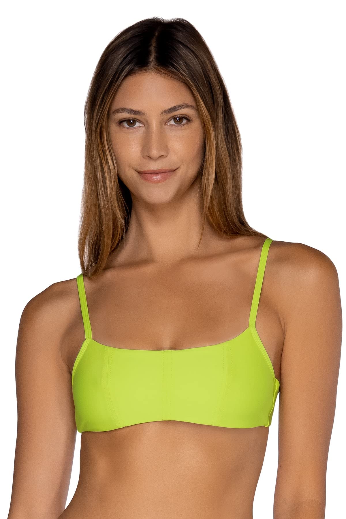 B Swim Borderline Top - Women's Adjustable Bikini Swimwear Top for Beach, Pool & Summer Vacation | Comfortable & Stylish Swim Suit