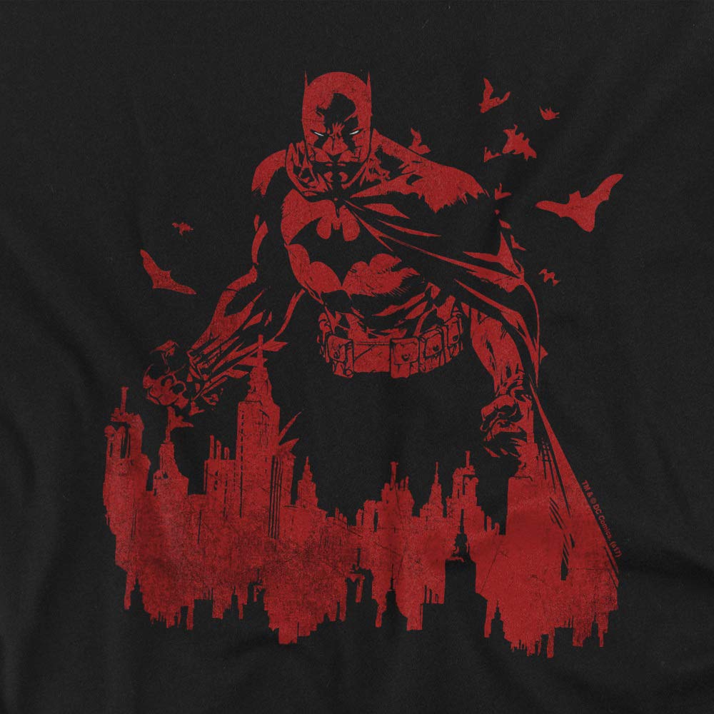 Batman Red Knight Women's T-Shirt | Superhero Graphic Tee | DC Comics Merchandise | Perfect for Cosplay, Comic Con & Casual Wear